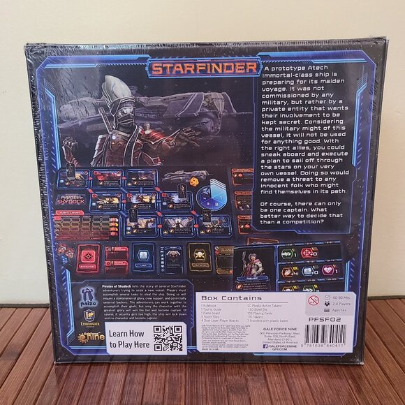 Starfinder Pirates of Skydock Board Game Gale Force 9 War - Sealed - Picture 2 of 9